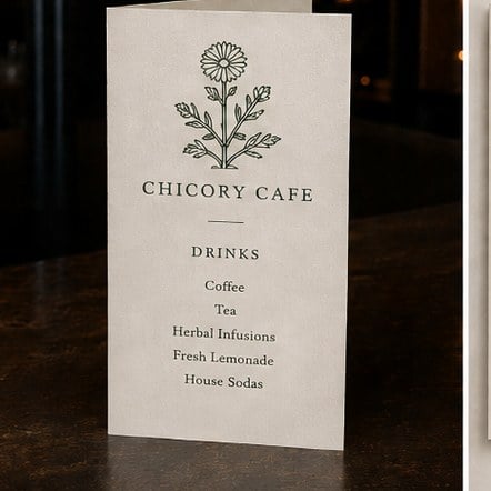 Bar, Drinks & Dessert Menus
