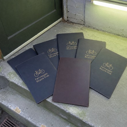 Branded restaurant menus with logo