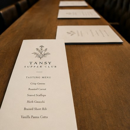 Customized restaurant menus for takeaways and delivery