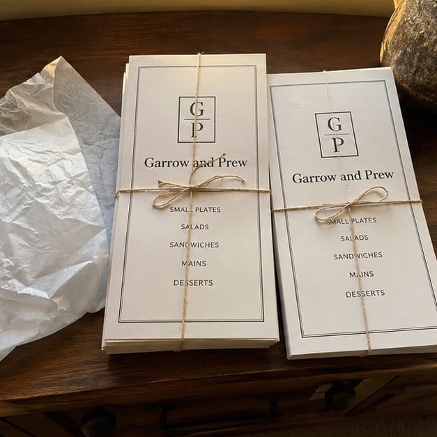 Personalized restaurant menus — customer photo
